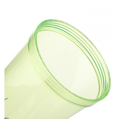 乐扣乐扣 新活力零食吸管杯（绿色）HAP685GRNFU 400mL+300mL