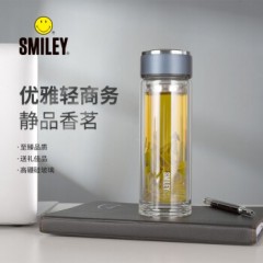 笑脸 SMILEY SY-HBL3201 茗茗双层玻璃杯