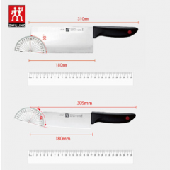 双立人 ZWILLING 刀具4件套 TWIN Point系列 防滑手柄 蔬菜刀+多用刀+中片刀+刀架 四件套 ZW-K14/32320-300-762