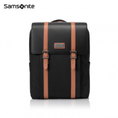 新秀丽（Samsonite）双肩背包男女电脑包16英寸韩版学生书包TQ5*09003 黑色